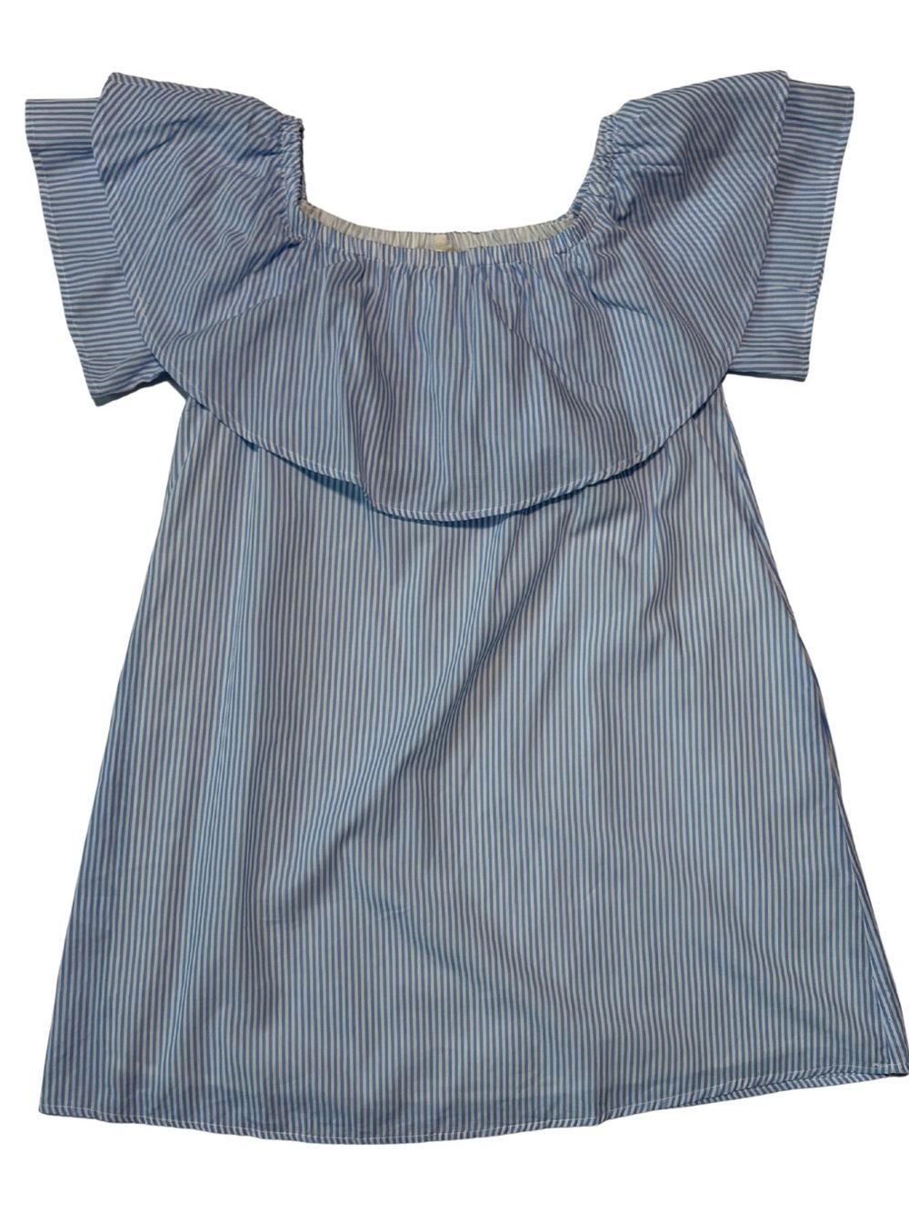 4th & Ocean by Sophie & Trey Blue Striped Off-the-shoulder Mini Dress